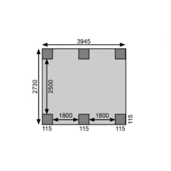 Carport En Bois Autoclave 15m² Et Toit En Acier – KARIBU -Jardin Fournitures Soldes carport en bois autoclave 15m et toit en acier karibu 3