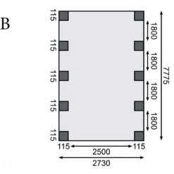Carport En Bois Autoclave 26,9m² Et Toit En PVC Gris – KARIBU -Jardin Fournitures Soldes carport en bois autoclave 269m et toit en pvc gris karibu 3