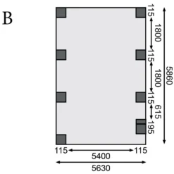 Carport En Bois Autoclave 40,2m² Avec Poteau En Arc Et Toit En Acier – KARIBU 9 Carport En Bois Autoclave 40,2m² Avec Poteau En Arc Et Toit En Acier – KARIBU -Jardin Fournitures Soldes carport en bois autoclave 402m avec poteau en arc et toit en acier karibu 3