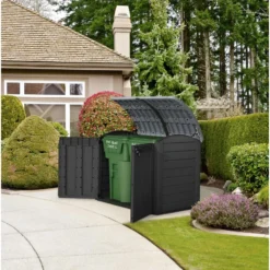 Coffre De Jardin Multifonctions En Résine Anthracite 2000L - Keter -Jardin Fournitures Soldes coffre de jardin multifonctions en resine anthracite 2000l keter 5