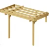 Extension En Bois Traité Pour Carport Camping Car Modulable 3x5x4m - SOLID