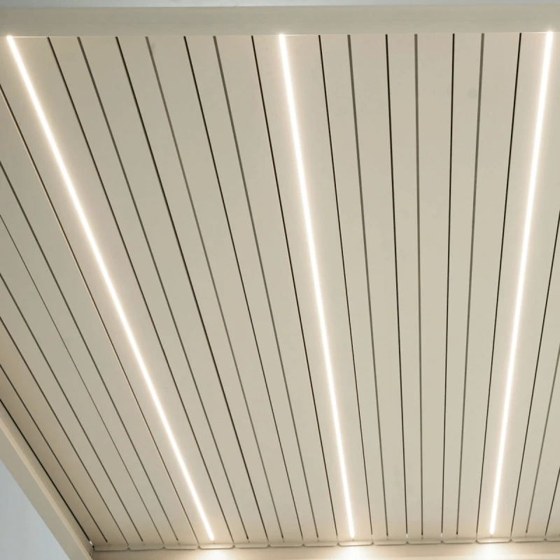 Kit éclairage 2 Lames Blanches LEDS 3m + Télécommande Pour Pergola Ombrea 6 Kit éclairage 2 Lames Blanches LEDS 3m + Télécommande Pour Pergola Ombrea – Image 6