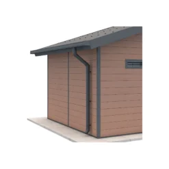Kit Gouttières Anthracite - Pack Prêt à La Pose Pour Abri PREMIUM Woodlife Garden Double Pentes 19,22m² -Jardin Fournitures Soldes kit gouttieres anthracite pack pret a la pose pour abri premium woodlife garden double pentes 1922m 3