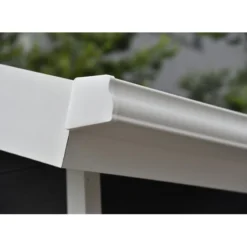 Kit Gouttières Blanc - Pack Prêt à La Pose Pour Abri PREMIUM Woodlife Garden Double Pentes 19,22m² -Jardin Fournitures Soldes kit gouttieres blanc pack pret a la pose pour abri premium woodlife garden double pentes 1922m 2