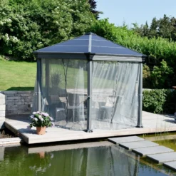 Moustiquaire En Polyester Léger Pour Pergola Roma™ Et Monaco™- Palram - Canopia -Jardin Fournitures Soldes moustiquaire en polyester leger pour pergola roma palram 4