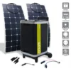 Pack Station D’énergie Portative Izywatt 2570Wh + 2 Panneaux Solaires Souples 120W
