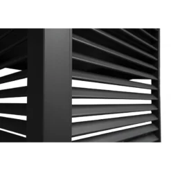 Panneau Latéral à Ventelles 1m OMBREA - Anthracite -Jardin Fournitures Soldes panneau lateral a ventelles 1m ombrea 1 3