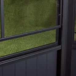 Pavillon Adossé Charlestone 309x502cm En Aluminium Et Acier Galvanisé - SOJAG -Jardin Fournitures Soldes pavillon adosse charlestone 309x502cm en aluminium et acier galvanise sojag 4