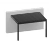 Pergola Adossée Bioclimatique En Aluminium Gris Anthracite 400x300cm Avec Lames Blanches APOLO - GardenGate
