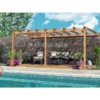 Pergola Adossée En Bois Lamellé-collé 500x300cm Palma – Maderland
