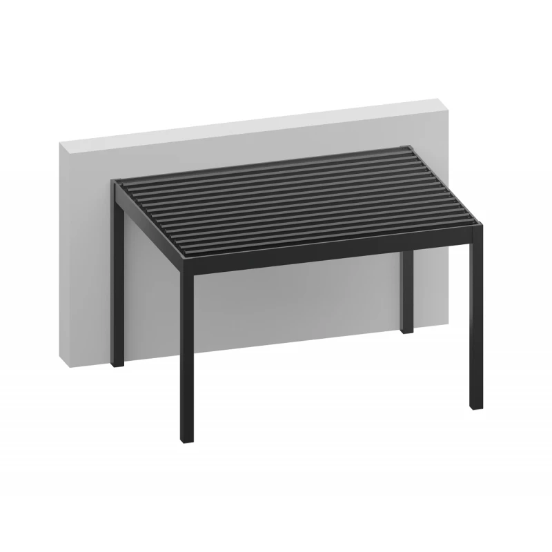 Pergola Bioclimatique En Aluminium Gris Anthracite 400x400cm Avec Lames Grises APOLO - GardenGate 1 Pergola Bioclimatique En Aluminium Gris Anthracite 400x400cm Avec Lames Grises APOLO - GardenGate