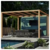 Pergola En Bois Lamellé-collé 600x300cm Santander – Maderland