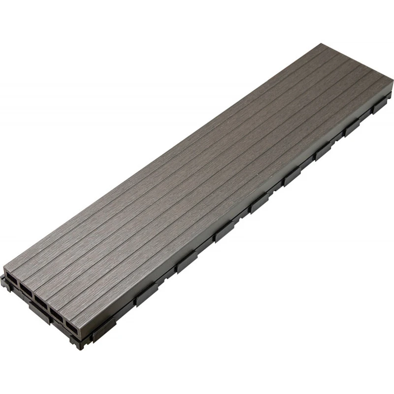 Plancher En Bois Composite - Lot De 0,6m² - Lames Clipsables - Gris - Compolife 3 Plancher En Bois Composite - Lot De 0,6m² - Lames Clipsables - Gris - Compolife – Image 3
