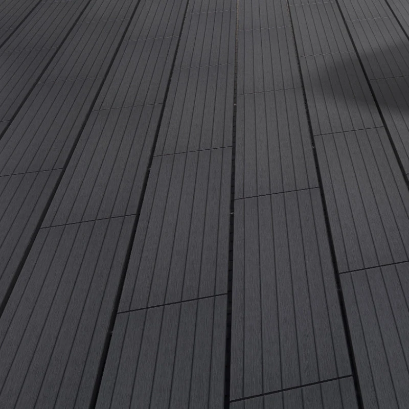 Plancher En Bois Composite - Lot De 0,6m² - Lames Clipsables - Gris - Compolife 5 Plancher En Bois Composite - Lot De 0,6m² - Lames Clipsables - Gris - Compolife – Image 5