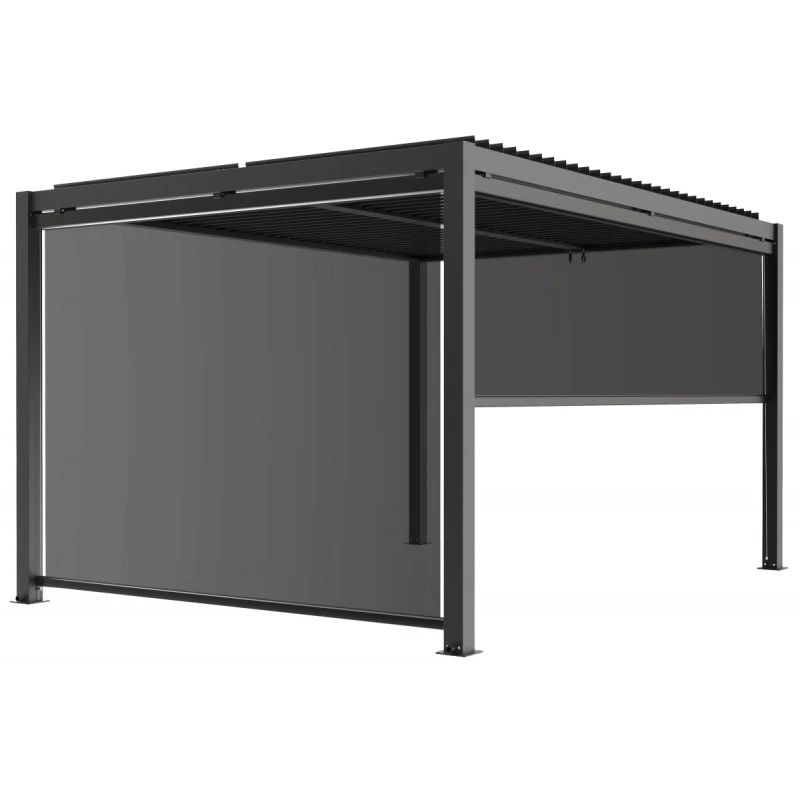 Store Latéral Anthracite 270cm Pour Pergola Bioclimatique En Aluminium X-METAL 1 Store Latéral Anthracite 270cm Pour Pergola Bioclimatique En Aluminium X-METAL