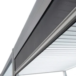 Store Latéral Blanc 400cm Pour Pergola Bioclimatique En Alu Ombrea -Jardin Fournitures Soldes store lateral blanc 400cm pour pergola bioclimatique en alu ombrea 4