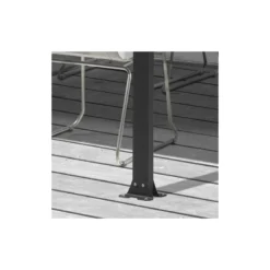 Toit De Terrasse 12,83m² Aluminium Anthracite Et Polycarbonate Habrita -Jardin Fournitures Soldes toit de terrasse 1283m aluminium anthracite et polycarbonate habrita 4