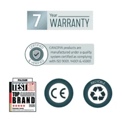 Toit De Terrasse 224x448cm En Aluminium Blanc Et Polycarbonate 6mm SIERRA - Canopia By Palram 9 Toit De Terrasse 224x448cm En Aluminium Blanc Et Polycarbonate 6mm SIERRA - Canopia By Palram -Jardin Fournitures Soldes toit de terrasse 224x448cm en aluminium blanc et polycarbonate 6mm sierra palram 3