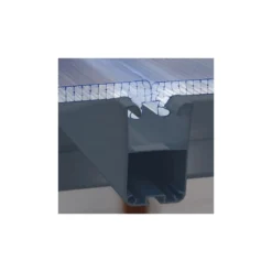 Toit De Terrasse 300x1000cm En Alu Gris Anthracite Et Polycarbonate 8mm PATIO -Jardin Fournitures Soldes toit de terrasse 300x1000cm en alu gris anthracite et polycarbonate 8mm patio 3