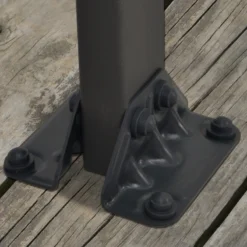 Toit De Terrasse 300x305cm En Aluminium Gris Et Polycarbonate 8mm FERIA - Canopia By Palram -Jardin Fournitures Soldes toit de terrasse 300x305cm en aluminium gris et polycarbonate 8mm feria palram 5