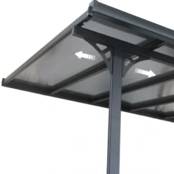 Toit De Terrasse Ajustable En Aluminium Laqué Blanc 3,05x6,18m X-METAL -Jardin Fournitures Soldes toit de terrasse ajustable en aluminium laque blanc 305x618m x metal 3