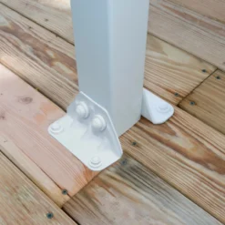 Toit De Terrasse En Aluminium Blanc 3x8,51m + PC 16mm Olympia - Palram - Canopia -Jardin Fournitures Soldes toit de terrasse en aluminium blanc 3x851m pc 16mm olympia palram 4