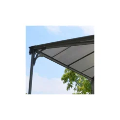 Tonnelle De Jardin 3x3m En Alu Gris Anthracite Et Polycarbonate -Jardin Fournitures Soldes tonnelle de jardin 3x3m en alu gris anthracite et polycarbonate 5