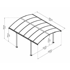 Tonnelle De Jardin En Alu Et Polycarbonate Tucson™ 4300 – Canopia 5 Tonnelle De Jardin En Alu Et Polycarbonate Tucson™ 4300 – Canopia -Jardin Fournitures Soldes tonnelle de jardin en alu et polycarbonate tucson 4300 canopia 2