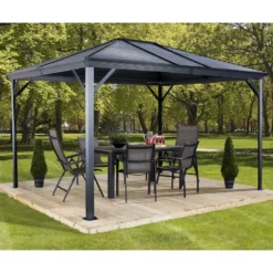 Tonnelle De Jardin Ventura 296x423cm En Aluminium Thermolaqué – SOJAG -Jardin Fournitures Soldes tonnelle de jardin ventura 296x423cm en aluminium thermolaque sojag 3